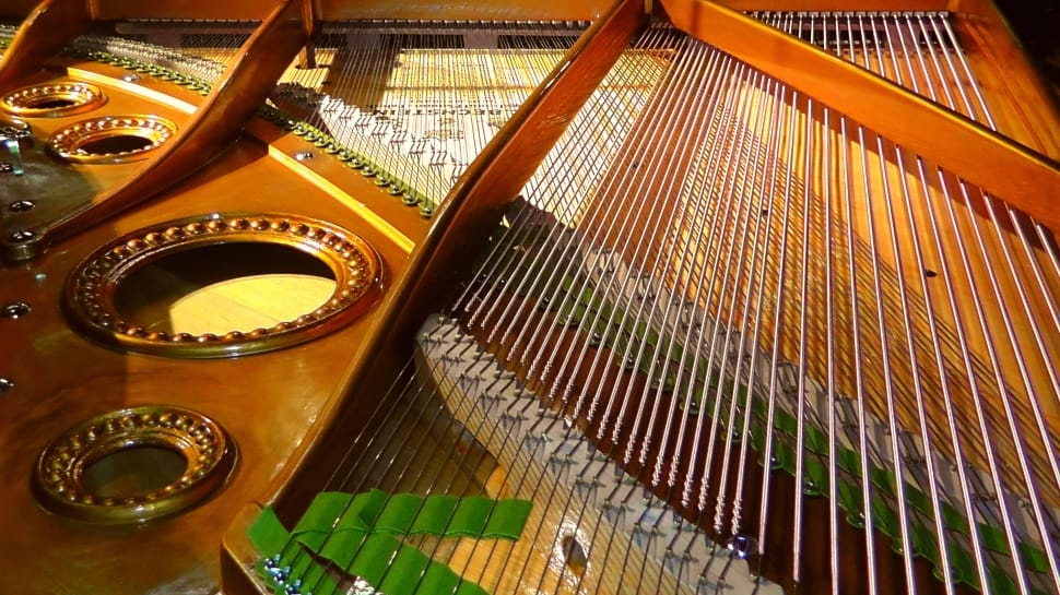 brown wooden string instrument preview