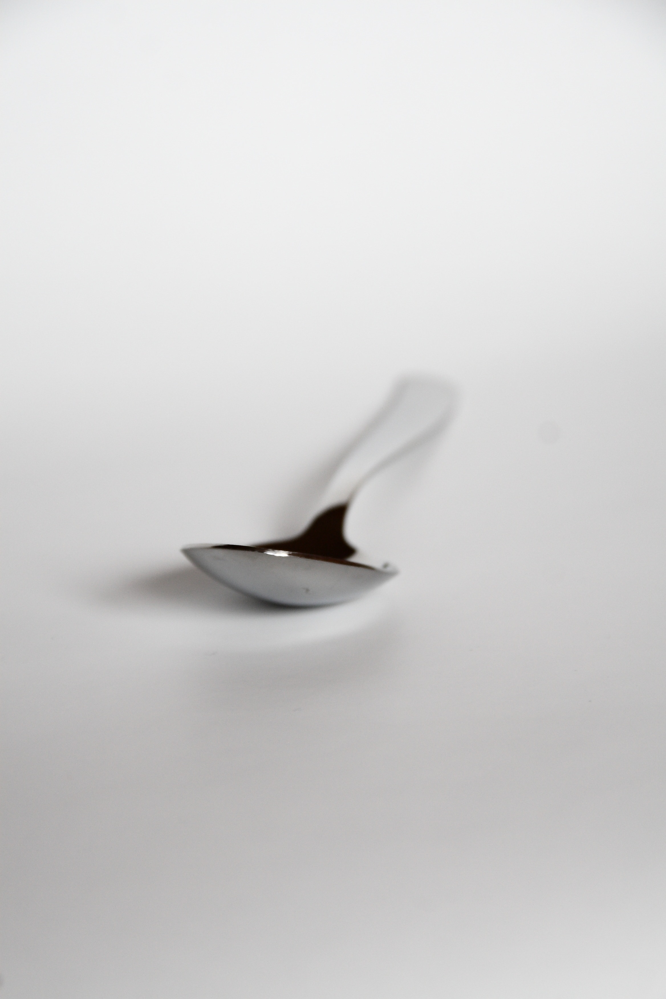 grey metal spoon