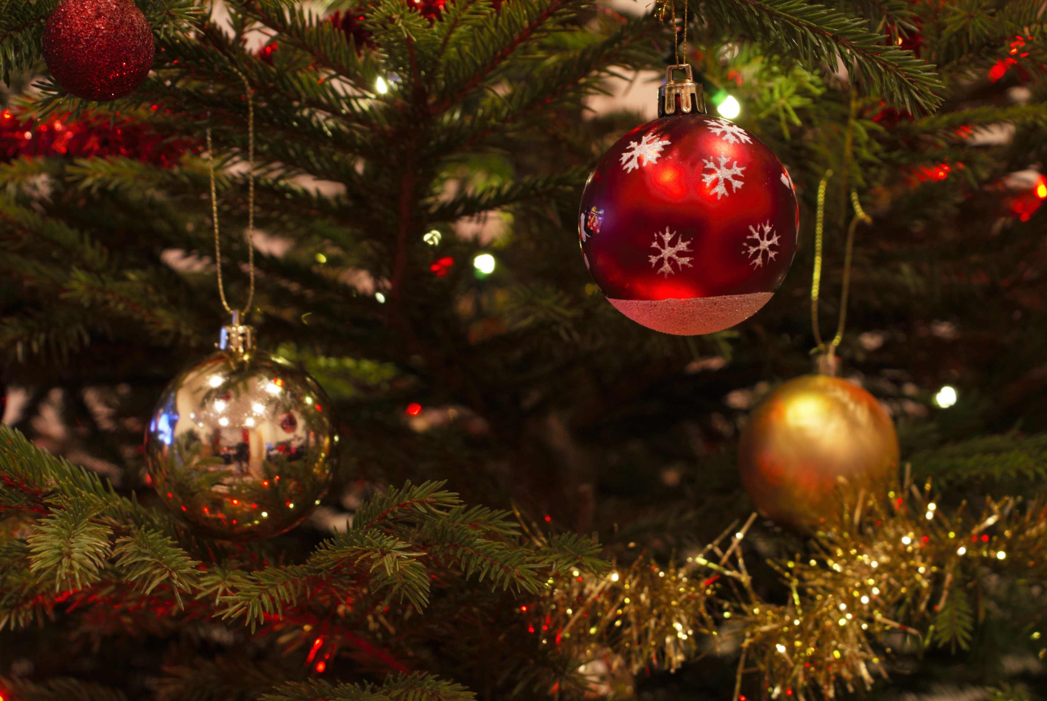 Decoration, Christmas Baubles, christmas, christmas tree