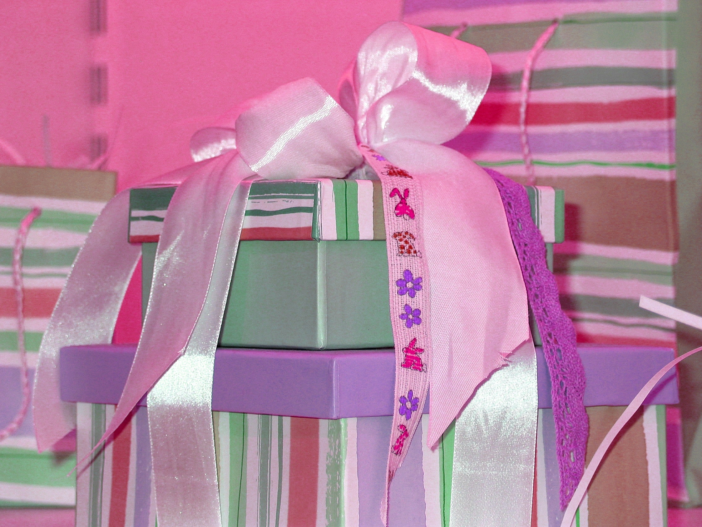 multi colored gift box