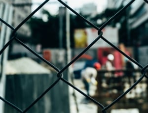 close up photo of chain link fence thumbnail
