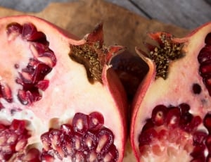 Fruit, Red, Pomegranate, Sliced, food and drink, pomegranate thumbnail