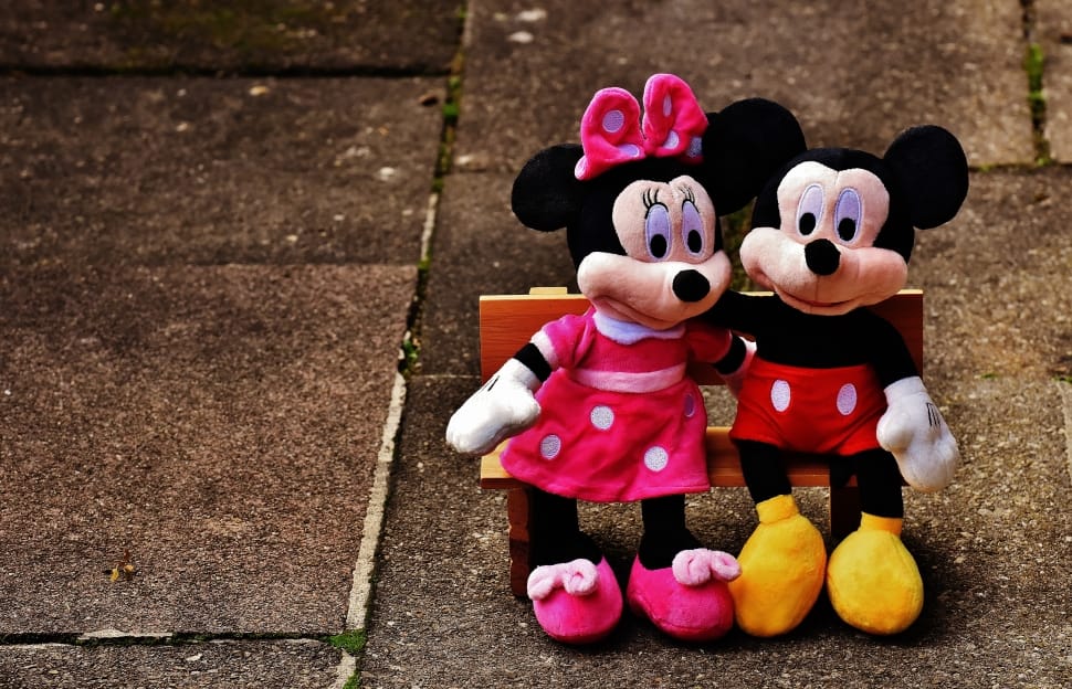 mickey and minnie mouse plush toy preview