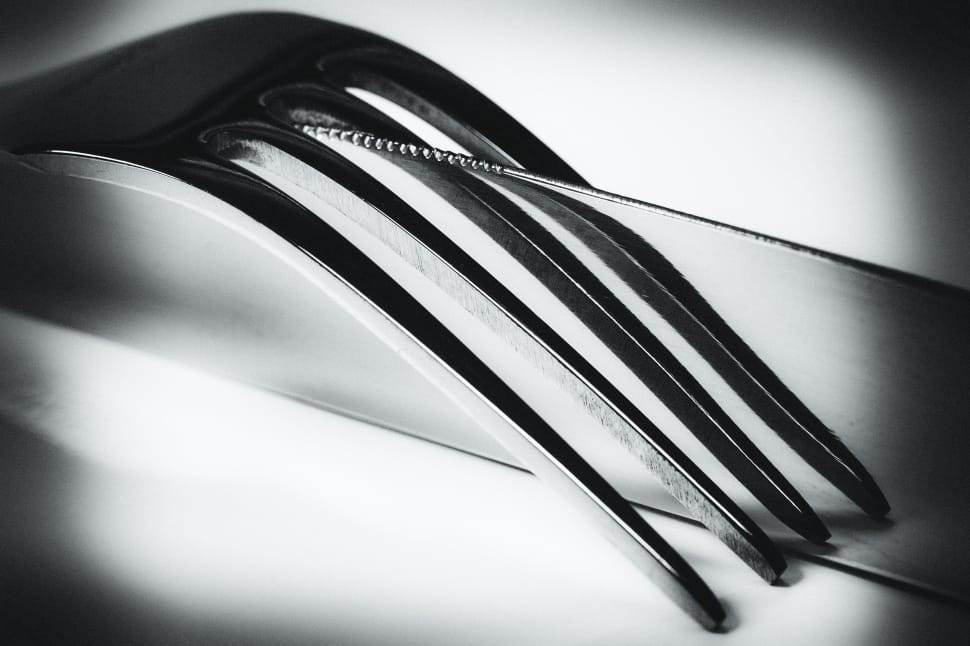 stainless fork and knife preview