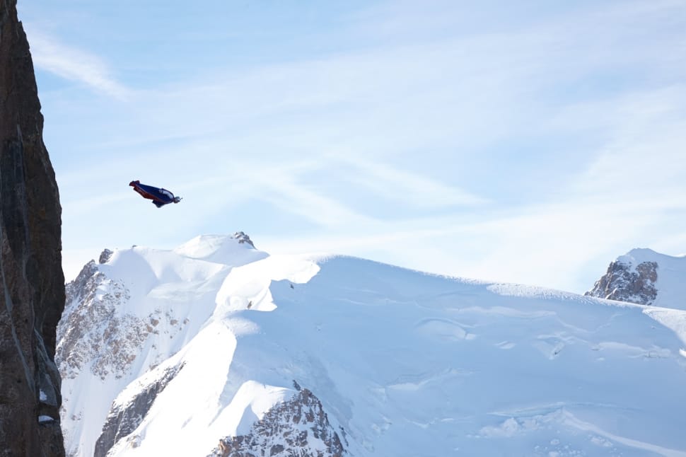 Aiguille Du Midi, Wingsuit, Mountains, snow, mountain preview