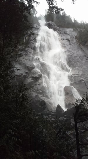 gray scale  waterfalls time lapse photography thumbnail