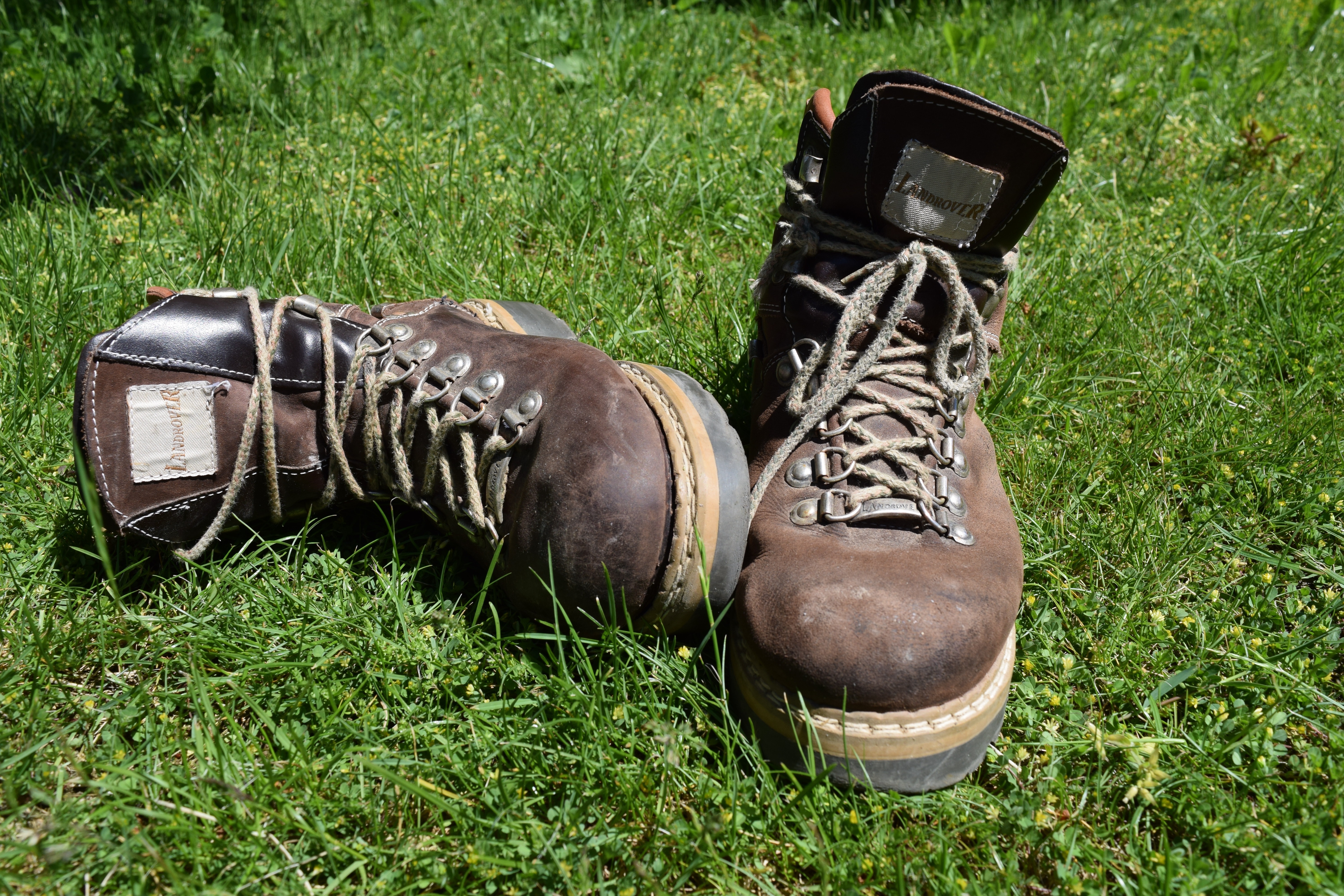 Hiking, Hiking Shoes, Shoes, grass, lying down