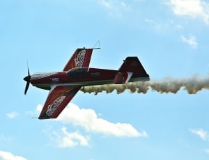 white and red Plane thumbnail