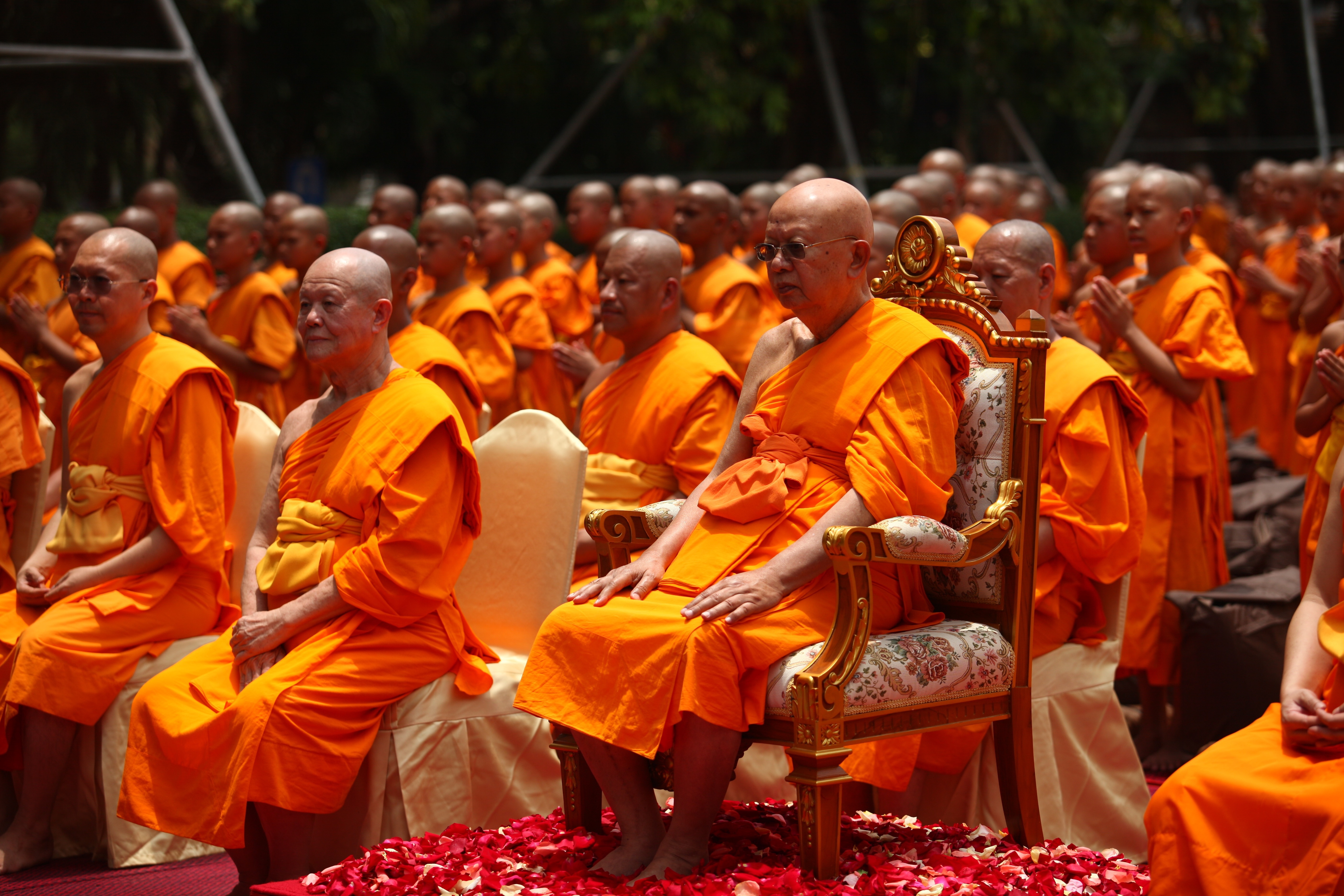 group of monks