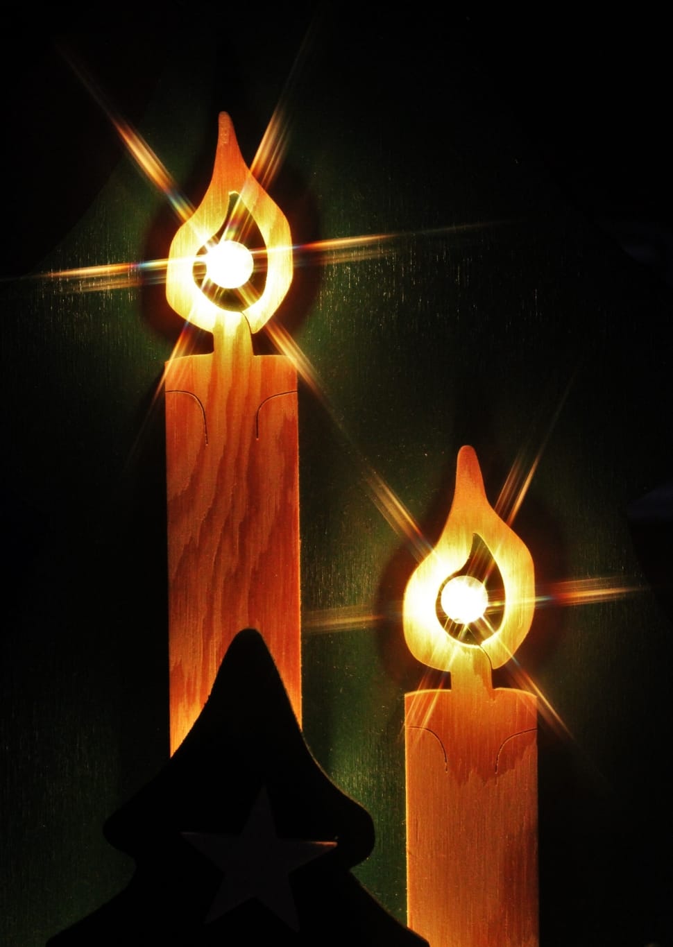 two wooden light sconces preview