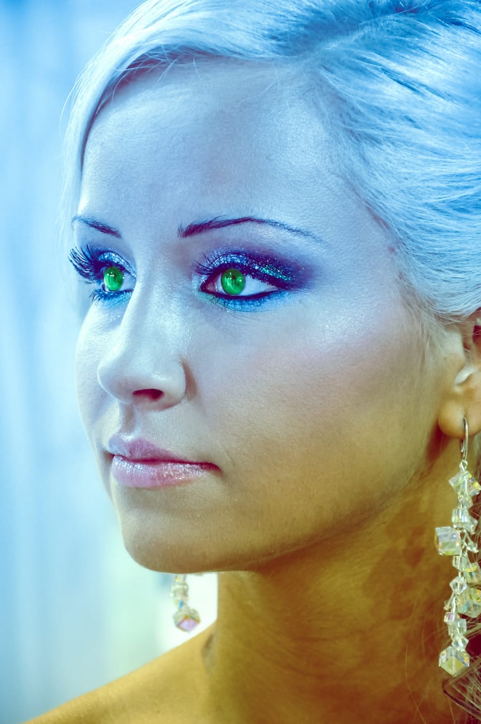 photo of woman with make up preview