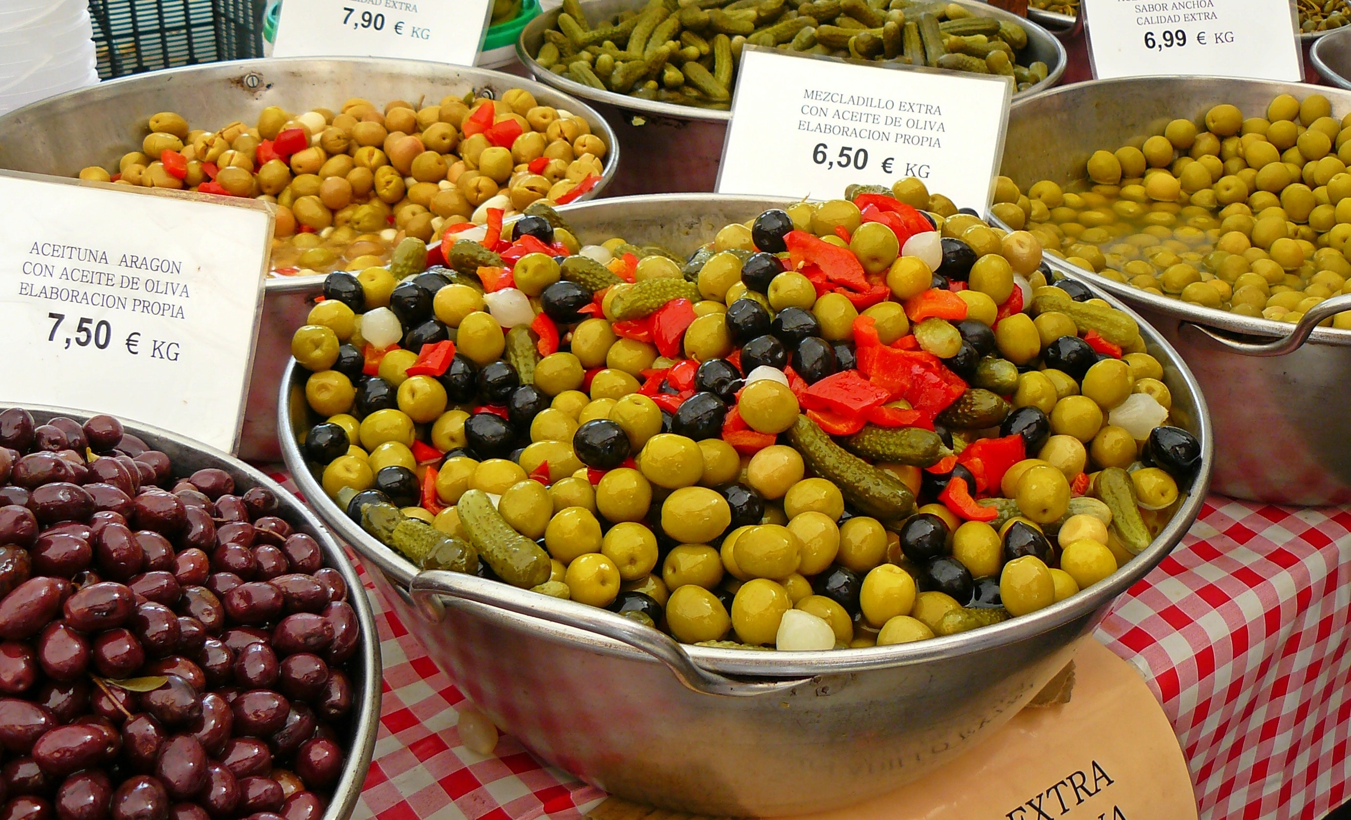 Drupes, Olives, Mediterranean, Market, fruit, retail