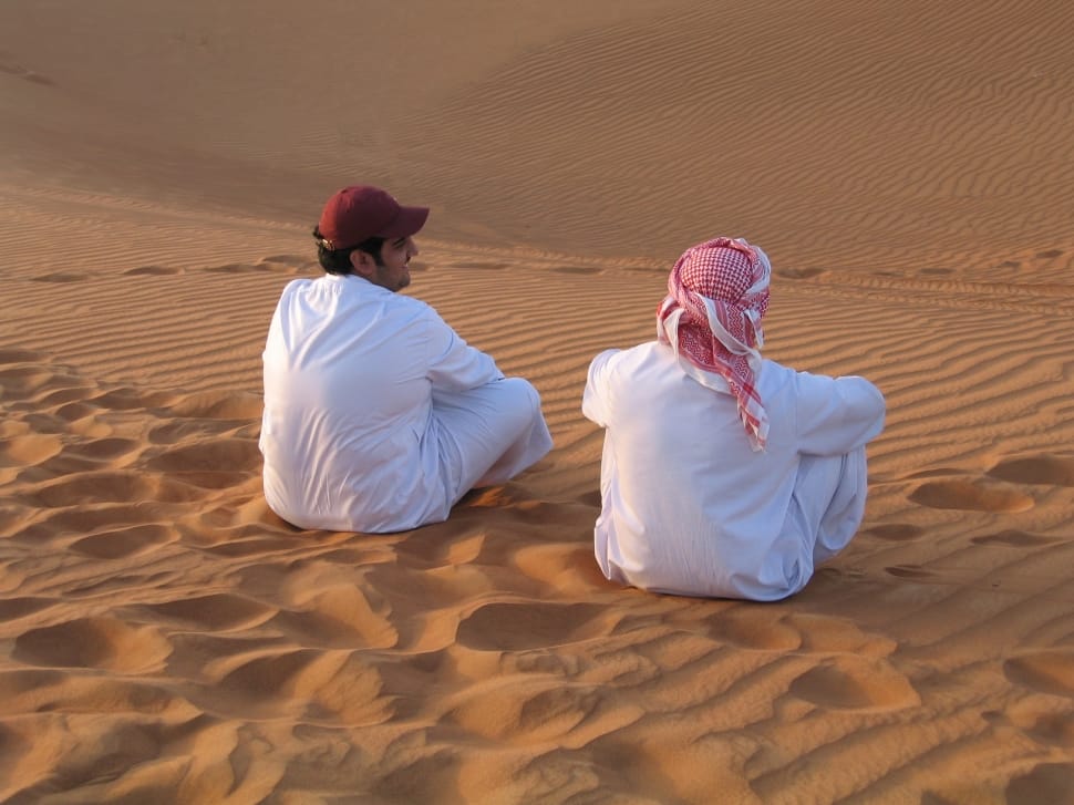 men's red and white keffiyeh preview