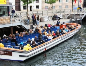 Boat, Sight Seeing, Tour, Canal, City, nautical vessel, large group of people thumbnail