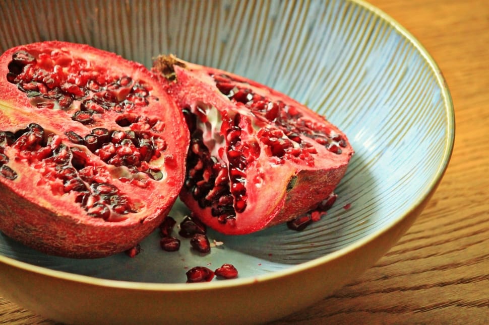 Pomegranate, Fruit, Red, Tropical Fruit, food and drink, food preview