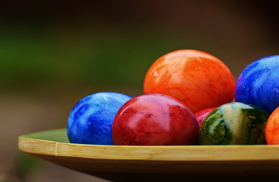 orange red and blue eggs lot preview