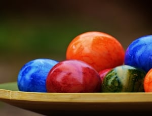 orange red and blue eggs lot thumbnail