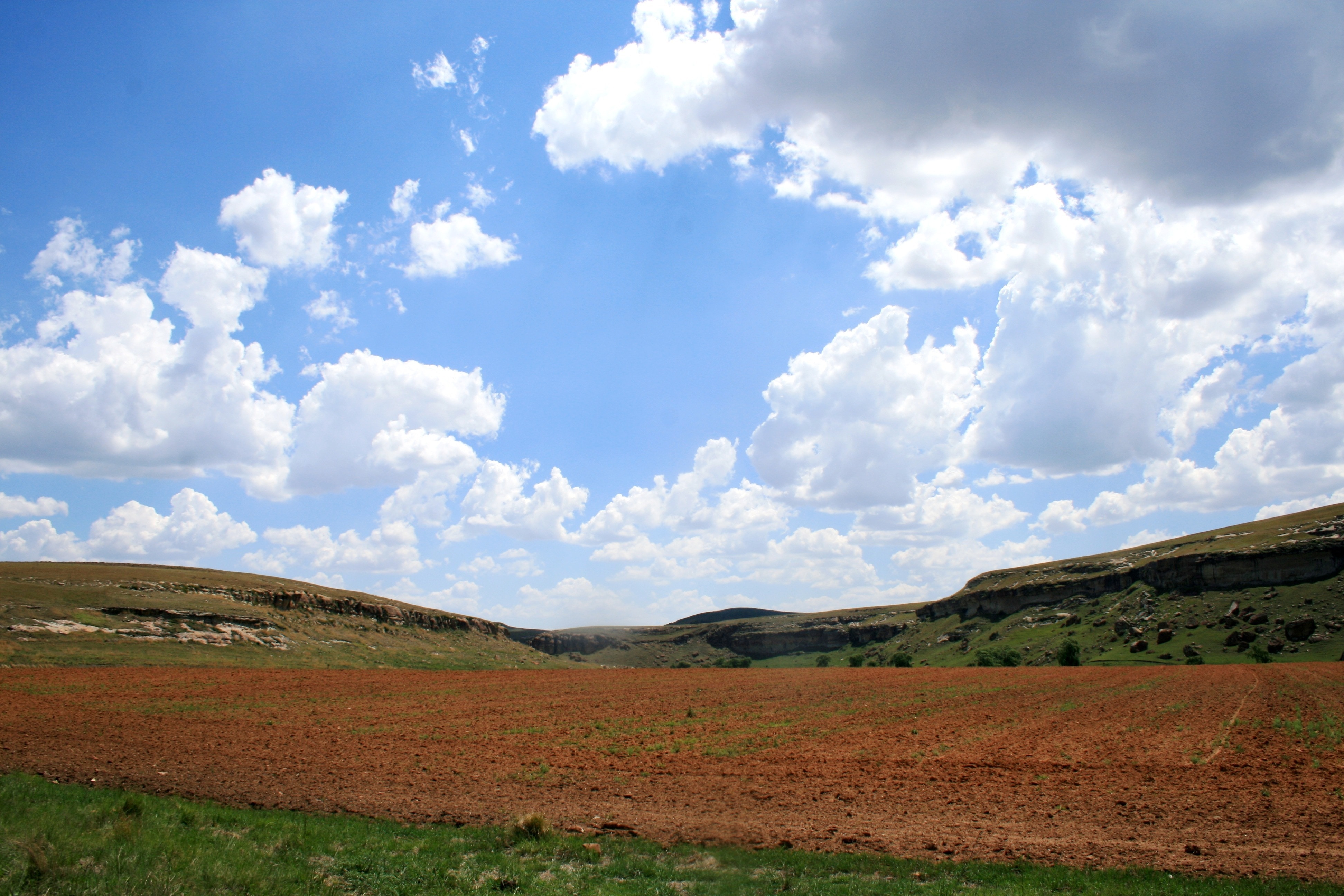 Farm, Field, Ploughed, Land, Tilled, cloud - sky, landscape