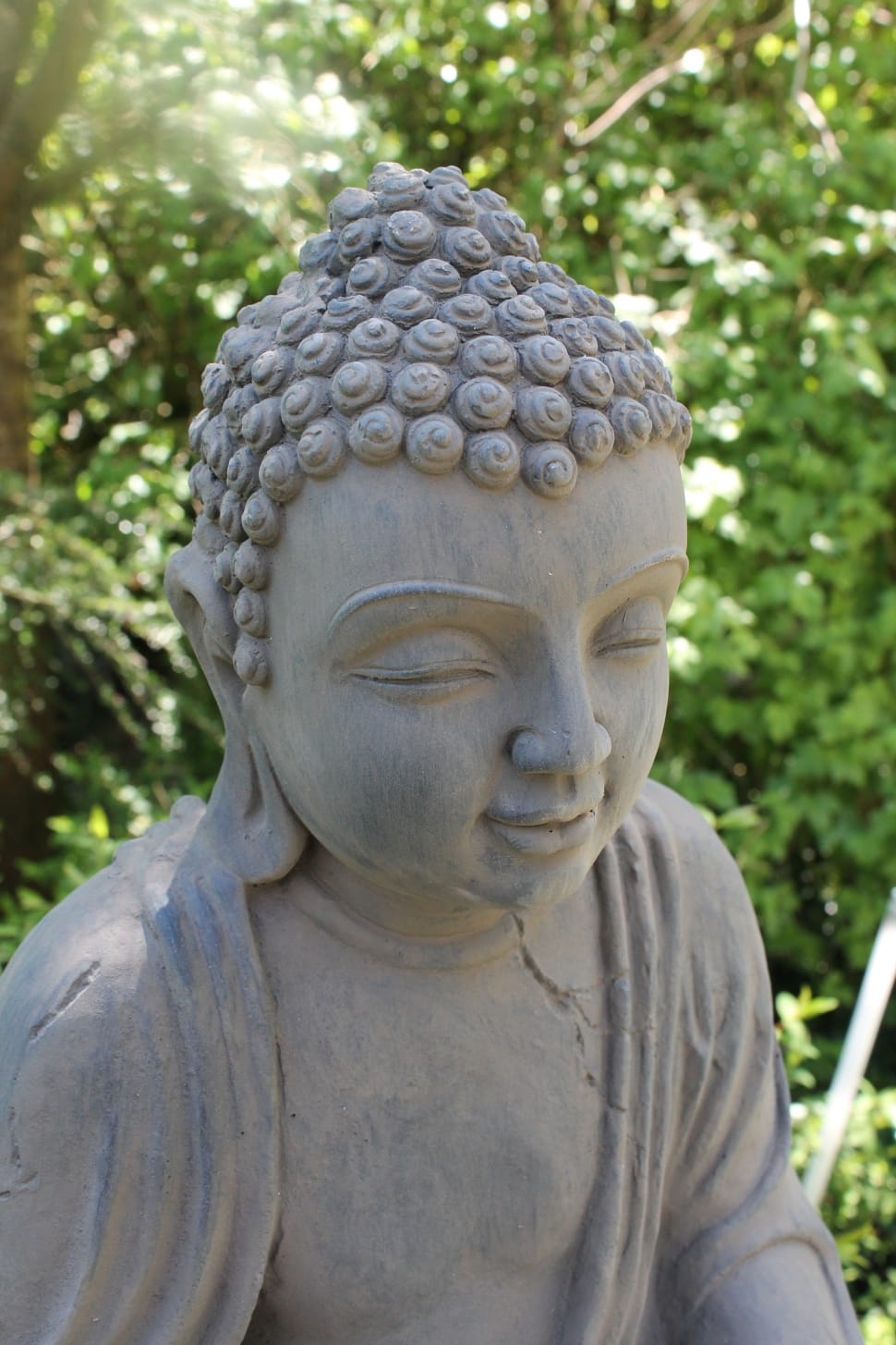 grey concrete buddha statue preview