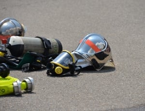 Gas Mask, Respiratory Protection, Fire, street, road thumbnail