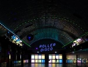 roller disco neon dotted light thumbnail