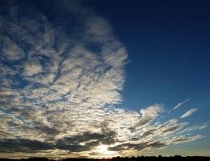 Sunset, Sun, Clouds, Sky, Cloud, Yellow, sky, blue thumbnail