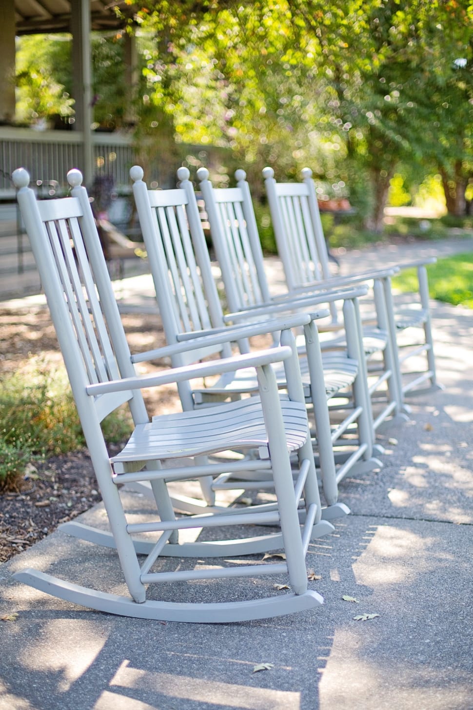 Chairs, Rocking Chairs, White, Rockers, chair, outdoors preview
