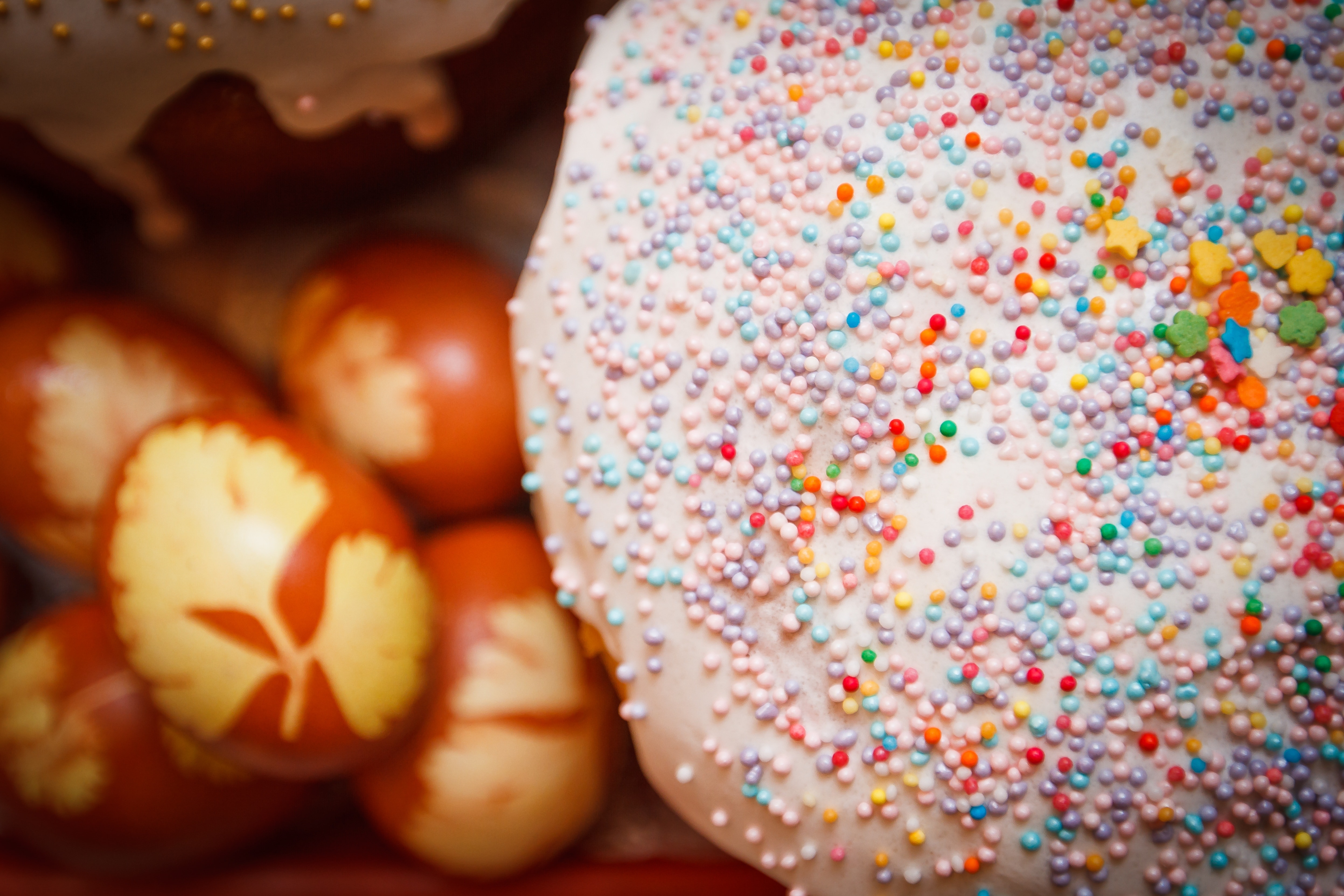 bread with candy sprinkle