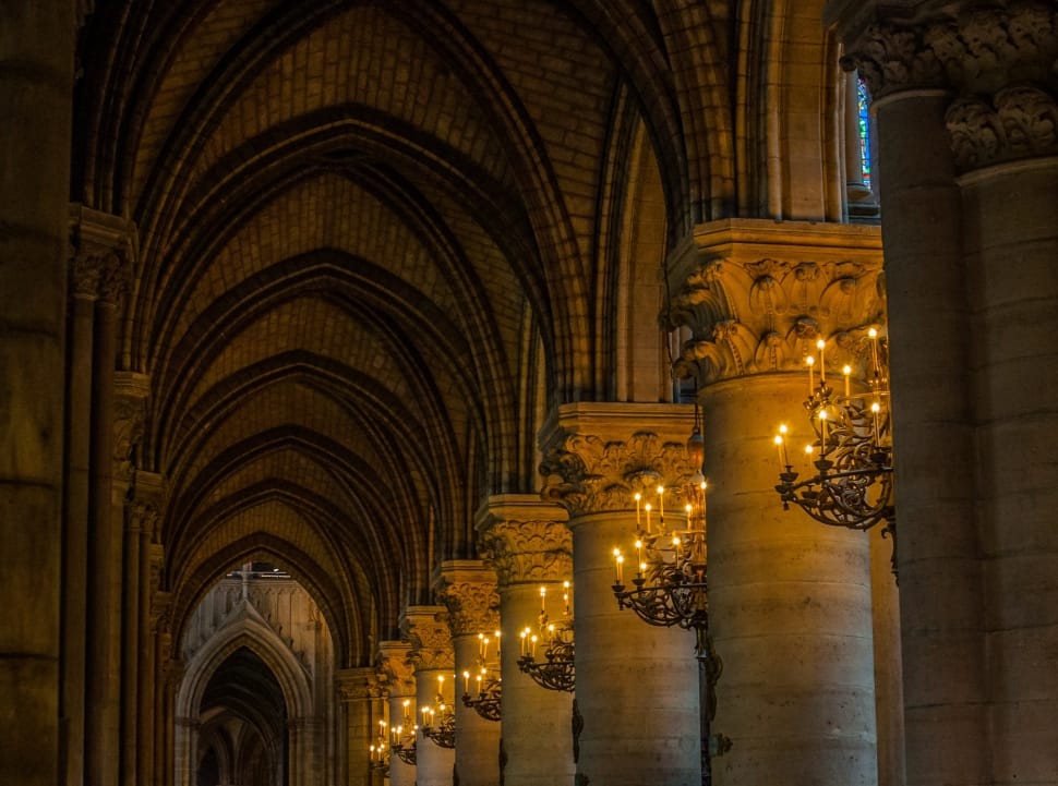 Notre Dame, Cathedral, France, Dame, architecture, arch preview