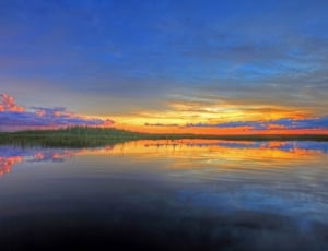 Colorful, Landscape, Sky, Sunset, Water, reflection, sunset thumbnail