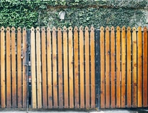 brown wooden gate thumbnail