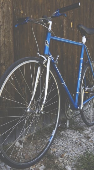 close up photo of blue rigid bike thumbnail