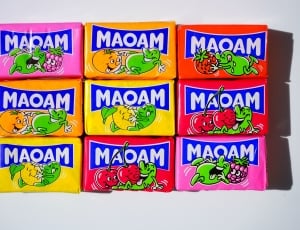 Maoam, Chewy Candy, Sweetness, Sugar, healthcare and medicine, multi colored thumbnail