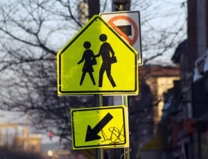 Sign, Traffic Sign, Walking Sign, human representation, male likeness thumbnail