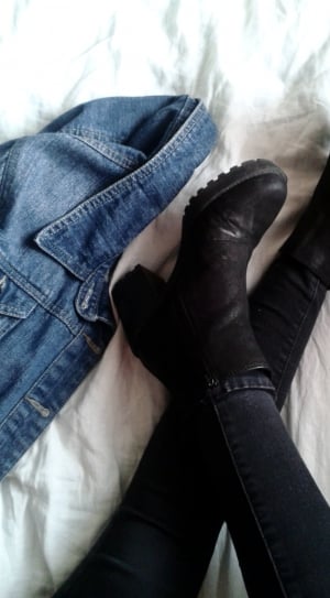 women's black suede heeled boots thumbnail