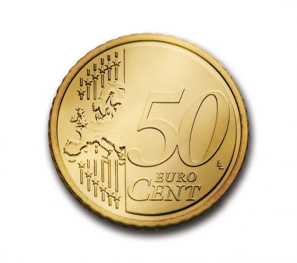 Cent, Europe, Euro, Coin, Currency, 50, gold colored, currency preview