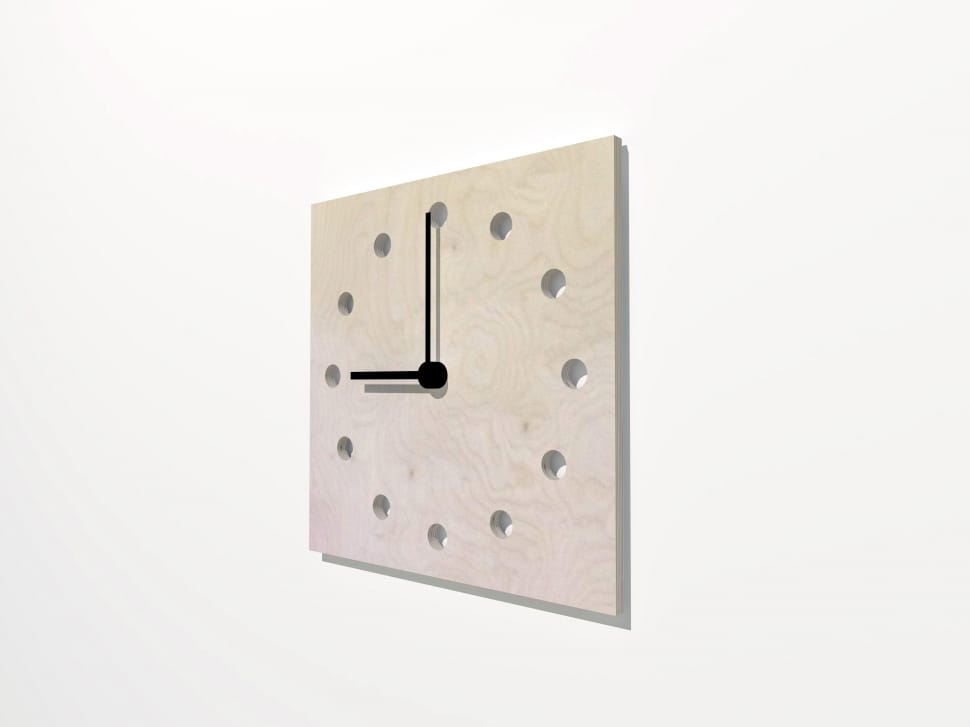 beige and black clock preview