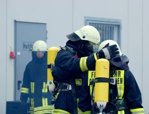 Feuerloeschuebung, Fire, Firefighters, headwear, helmet thumbnail
