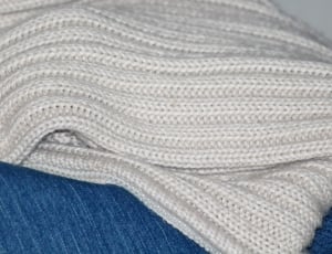 white knitted cloth thumbnail