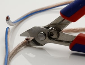 Tool, Elektroniker, Pliers, white background, close-up thumbnail