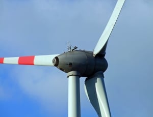 white, red and gray windmill photo thumbnail