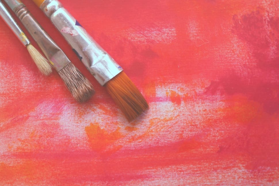 three paint brush preview