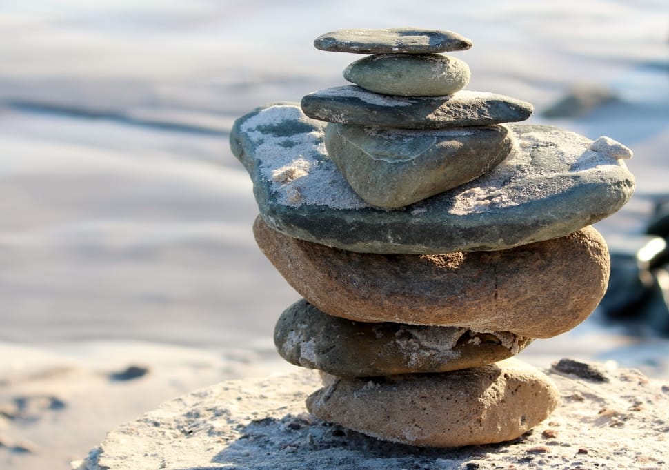 Meditation, Stones, Tower, Force, Rest, stack, stone - object preview