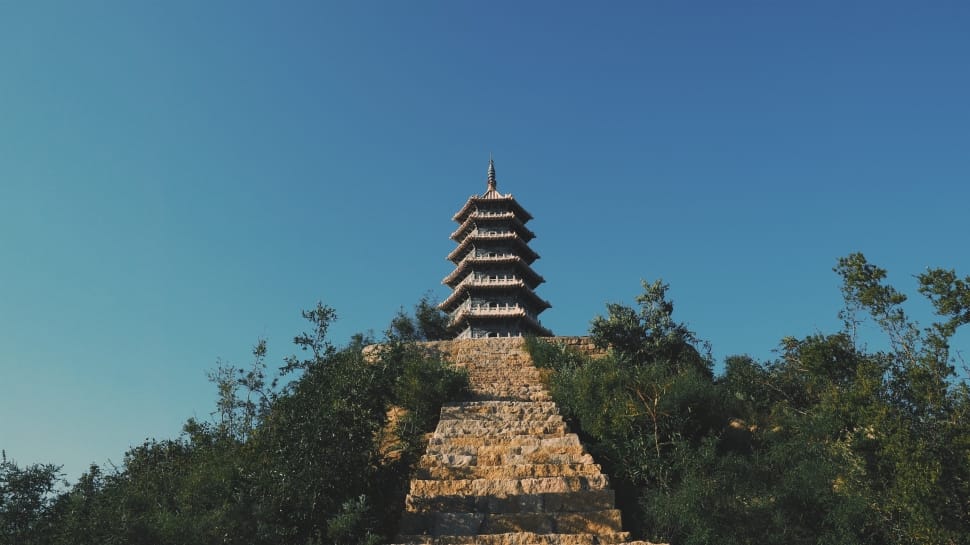 japanese pagoda tower shrine preview