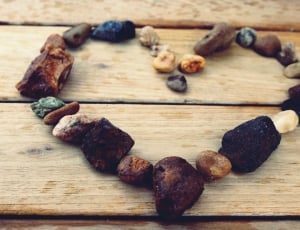 Stones, Heart, Stone Heart, Wood, wood - material, food and drink thumbnail
