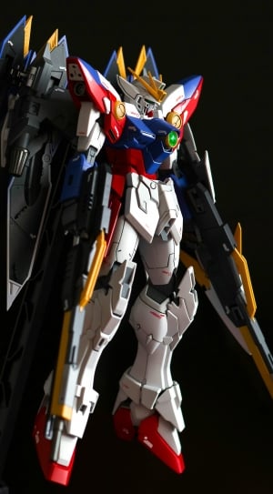 Robot, Up To, Gundam, Soul, Model, Toys, black background, machinery thumbnail