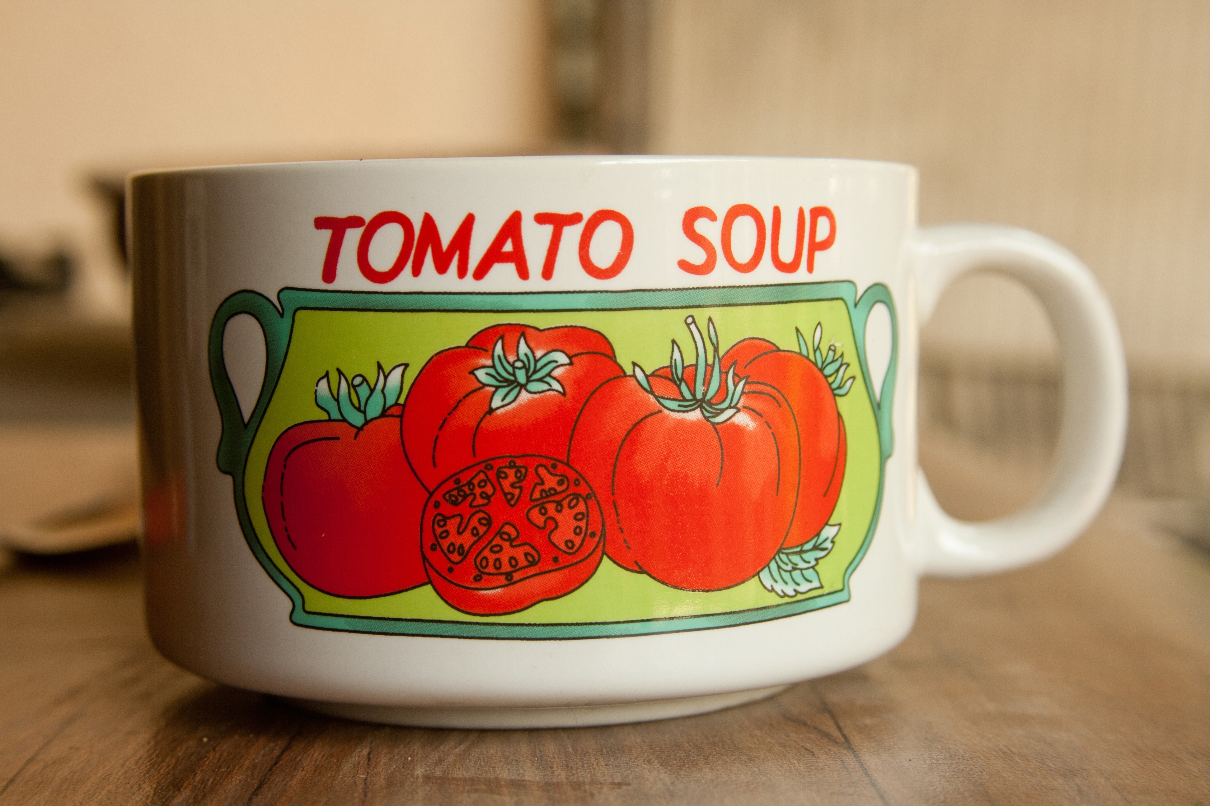 Tomato, Soup, Cup, White, Edible, Food, food and drink, no people
