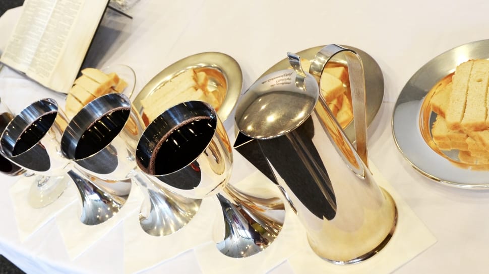 stainless steel goblets and pitcher preview