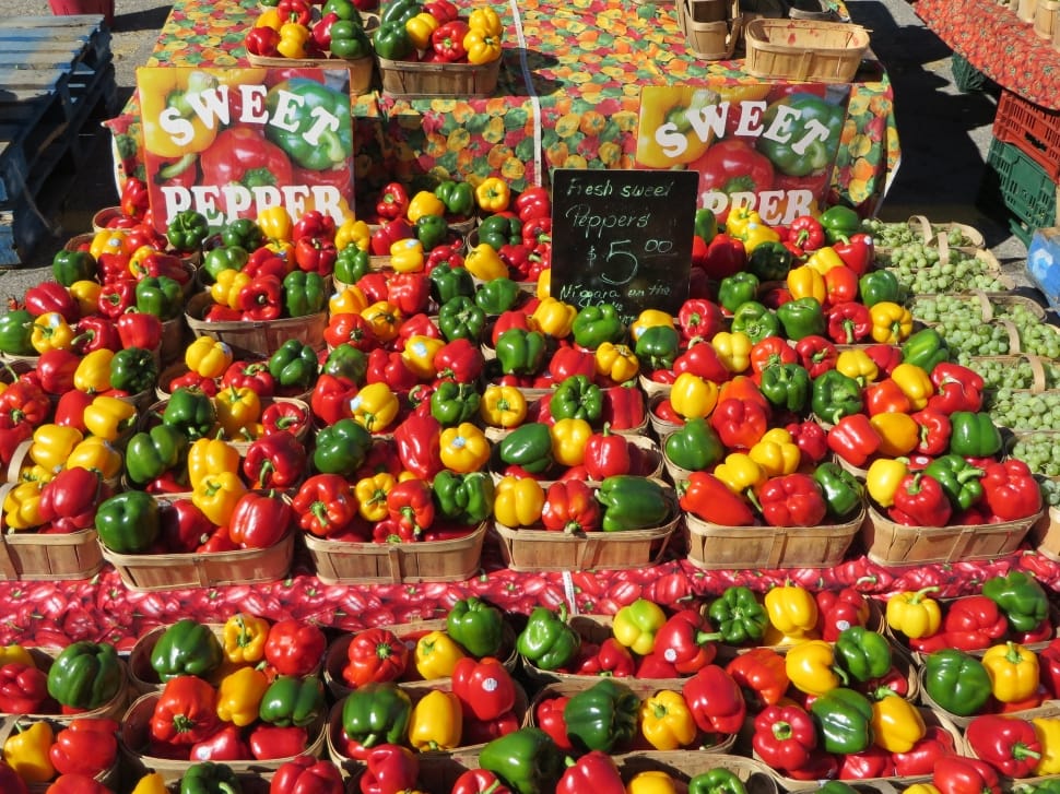Paprika, Red, Market, food and drink, retail preview