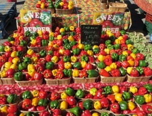 Paprika, Red, Market, food and drink, retail thumbnail